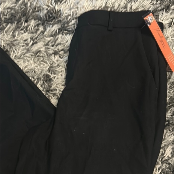 Club Monaco Black Straight Leg Pants - Picture 3 of 6